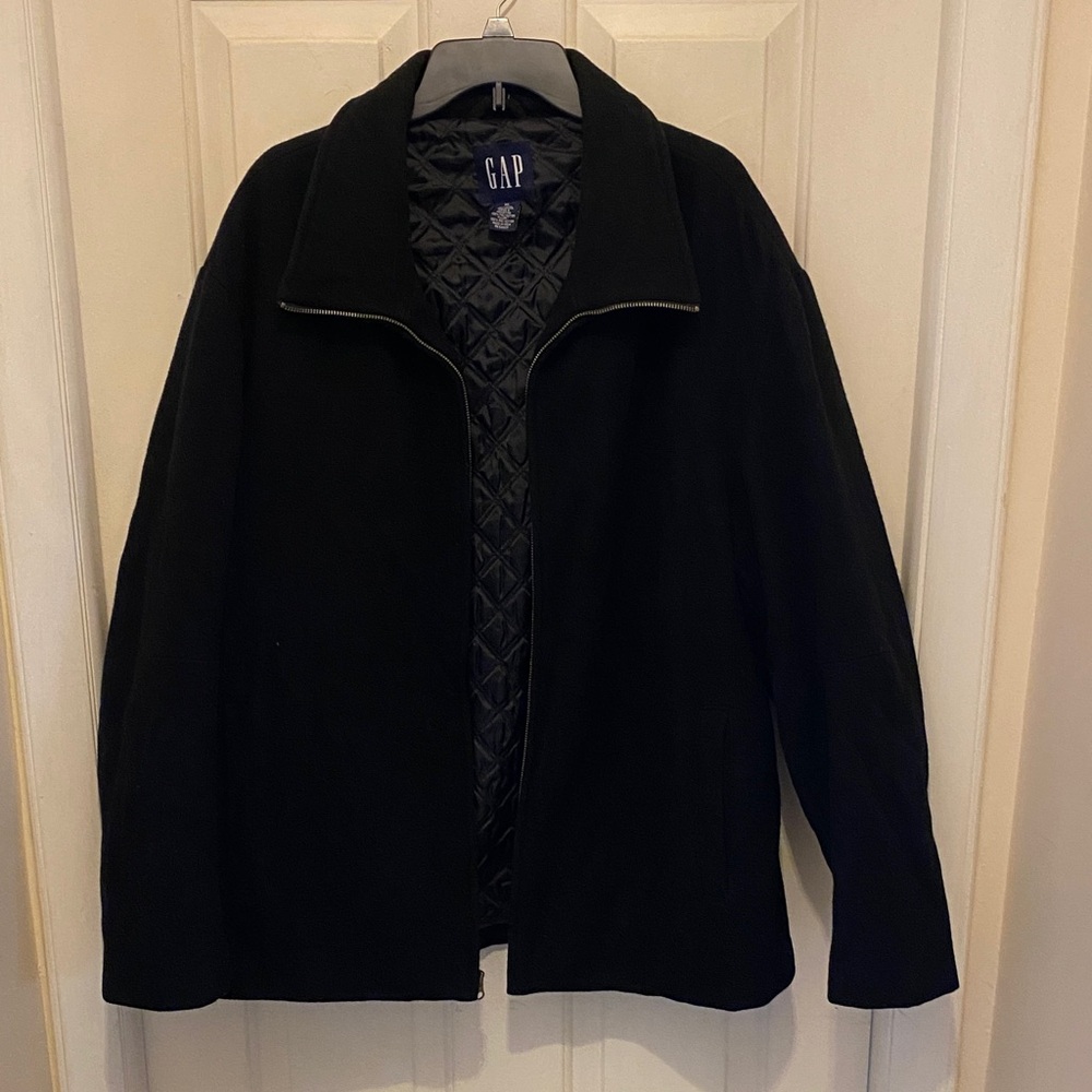 GAP Classic Black Zip-Up Jacket